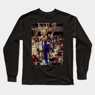 Charles Barkley vs David Robinson, 1993 Vintage Long Sleeve T-Shirt